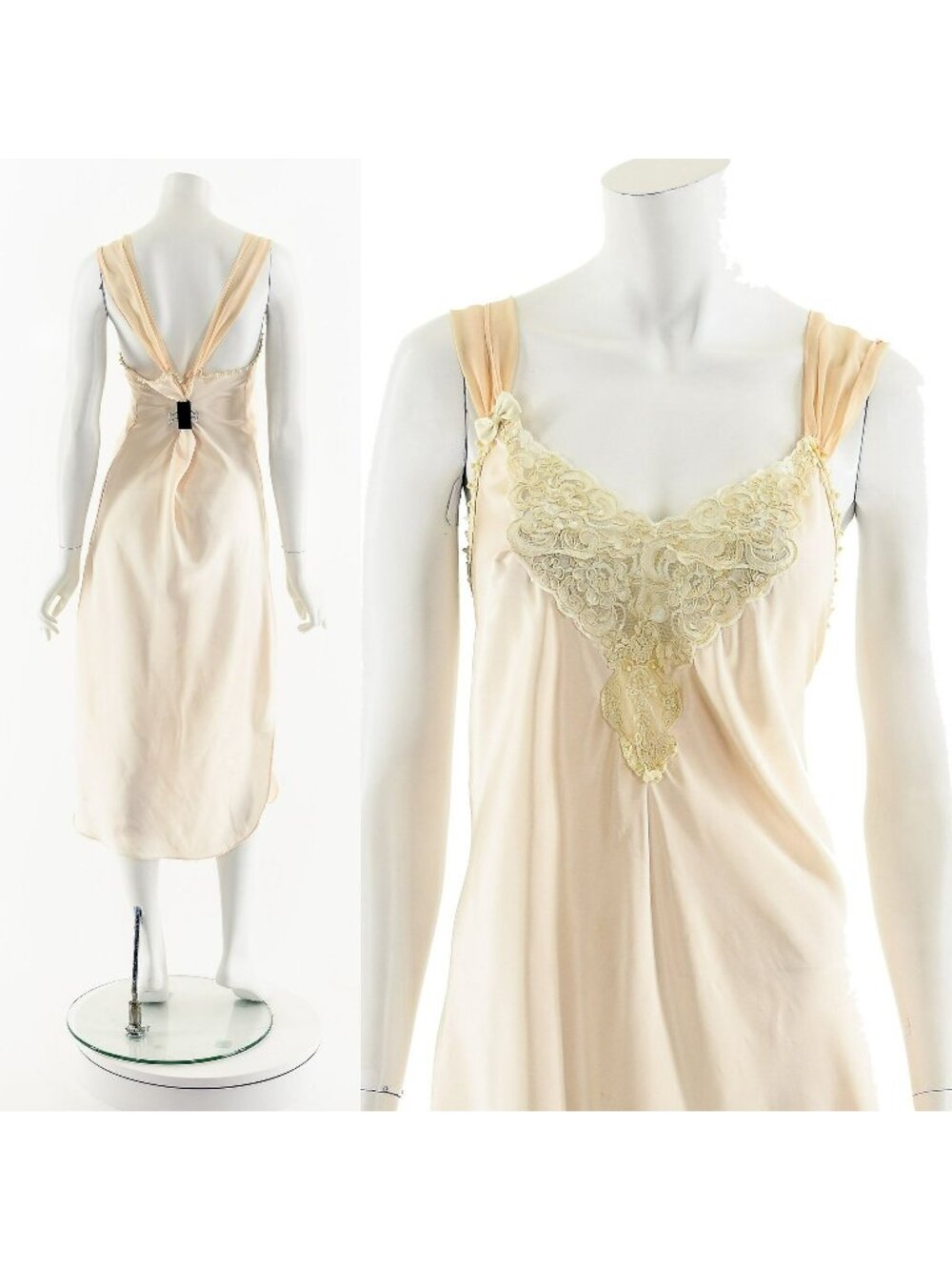 Sweet Pink Satin Slip Dress